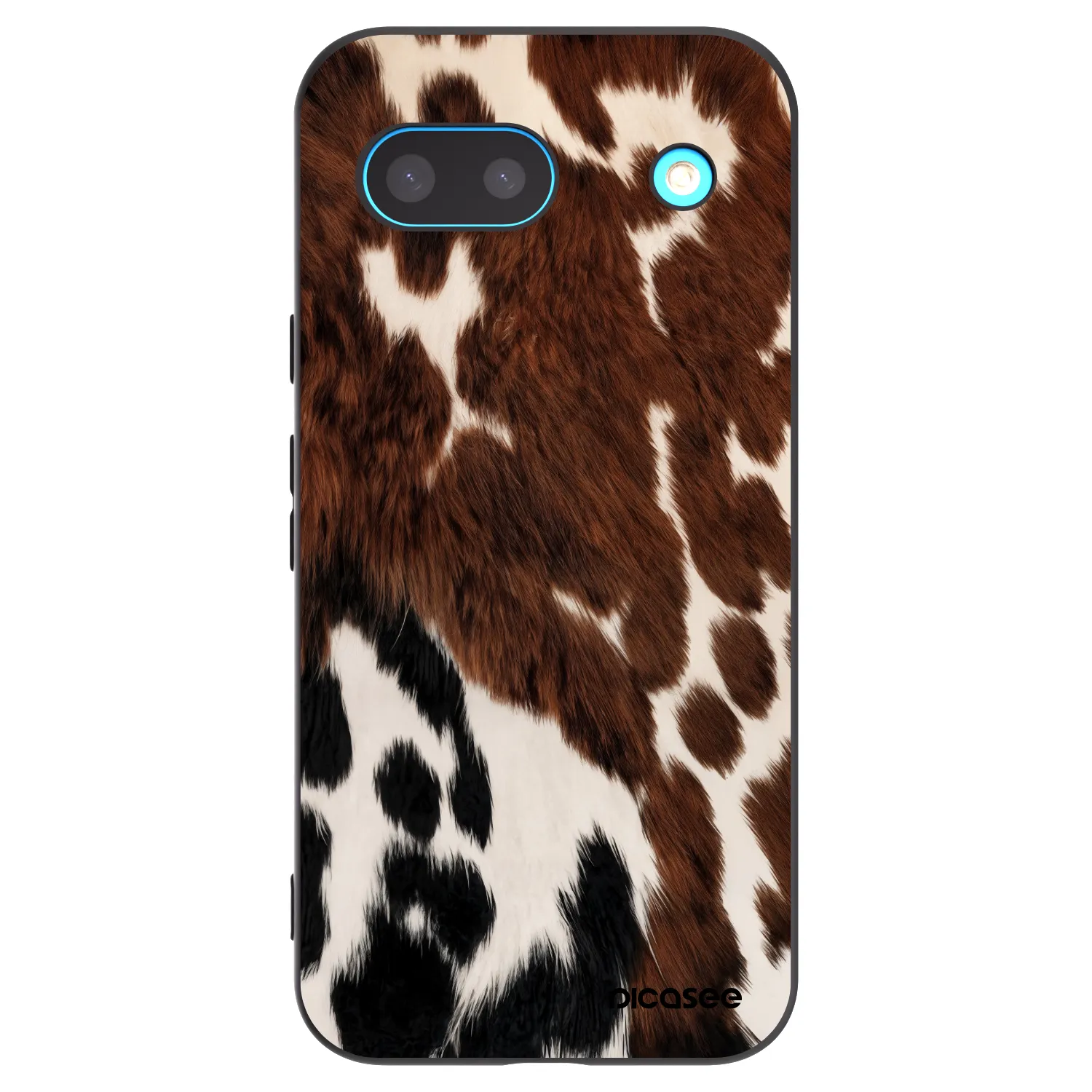 Picasee silikónový čierny obal pre Google Pixel 8a - Rust