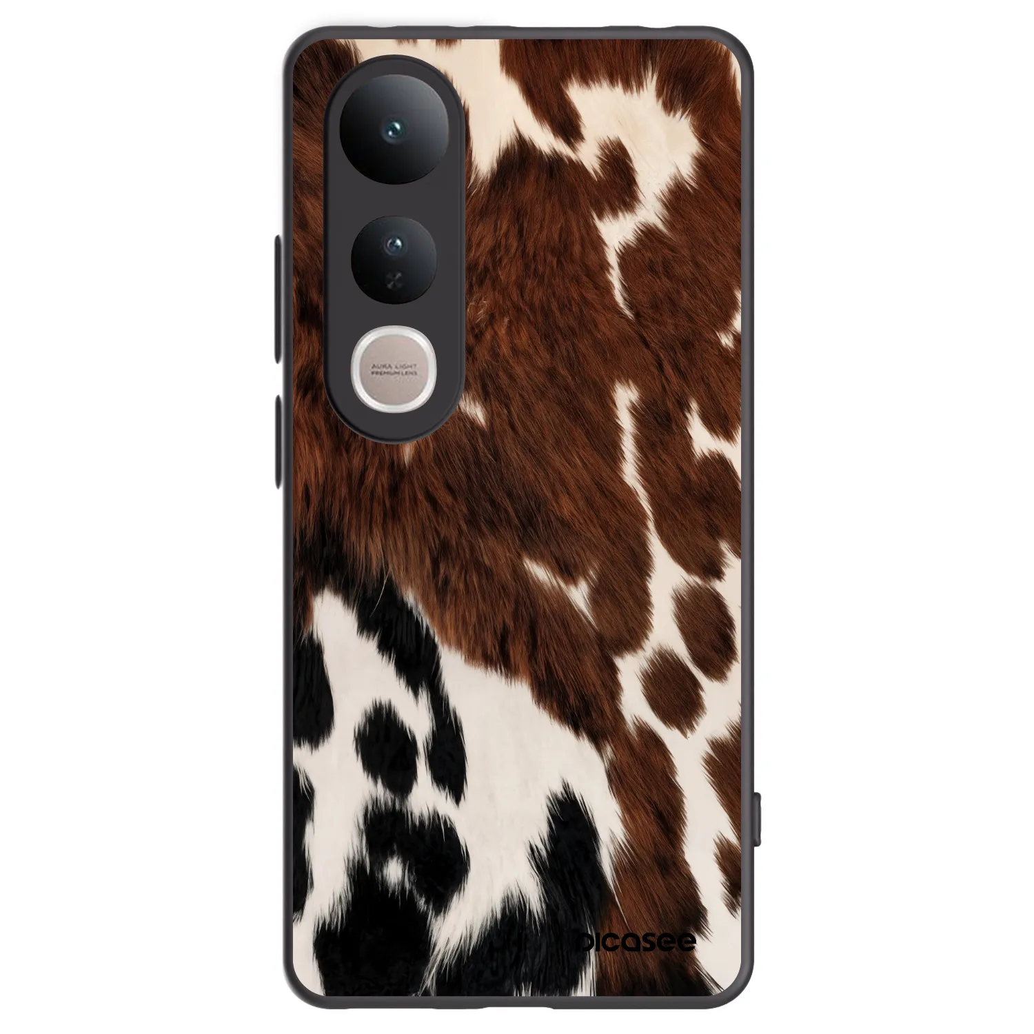 Picasee silikónový čierny obal pre Vivo V50 Lite 5G - Rust