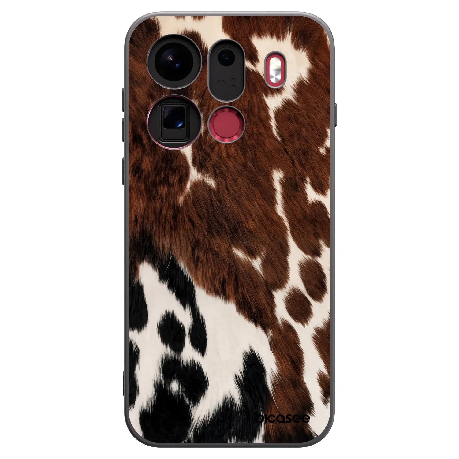 Picasee silikónový čierny obal pre OPPO Find X9 Pro - Rust