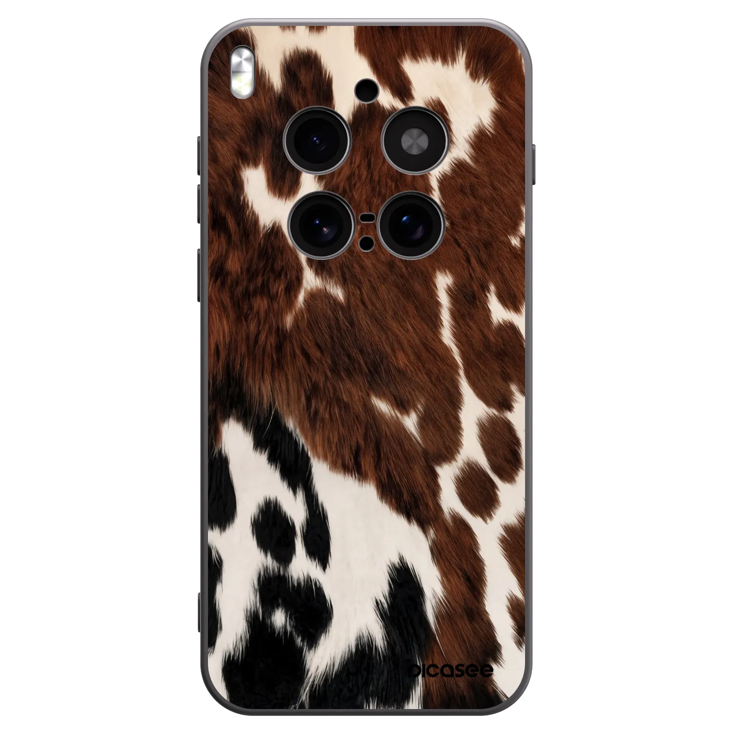 Picasee silikónový čierny obal pre Vivo X300 Pro - Rust