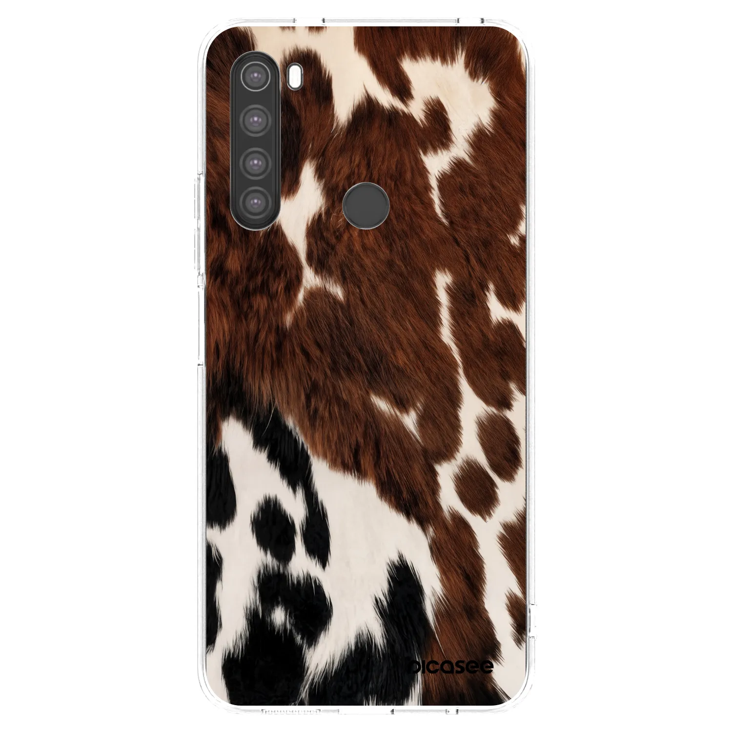 Picasee silikónový prehľadný obal pre Xiaomi Redmi Note 8 - Rust