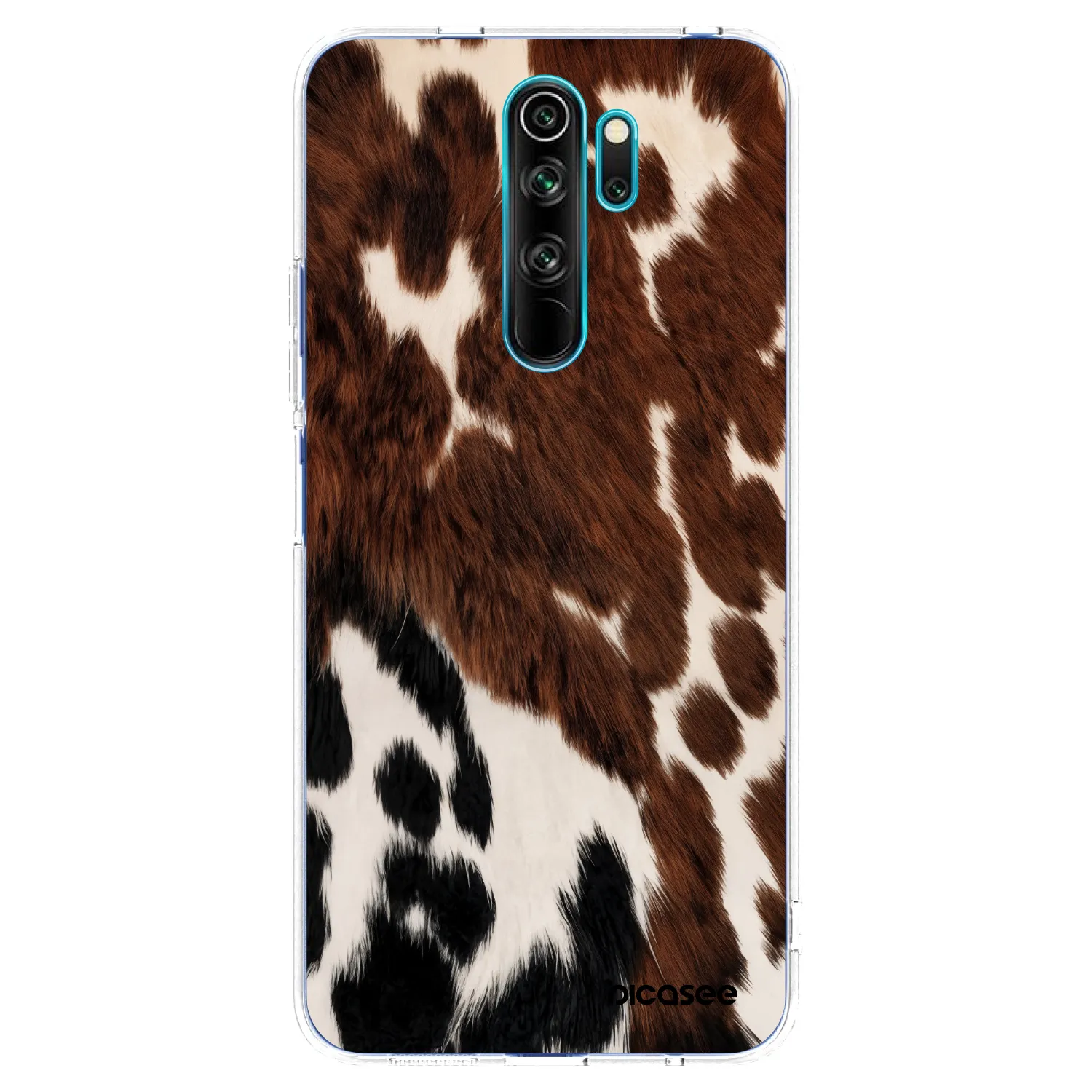Picasee silikónový prehľadný obal pre Xiaomi Redmi Note 8 Pro - Rust