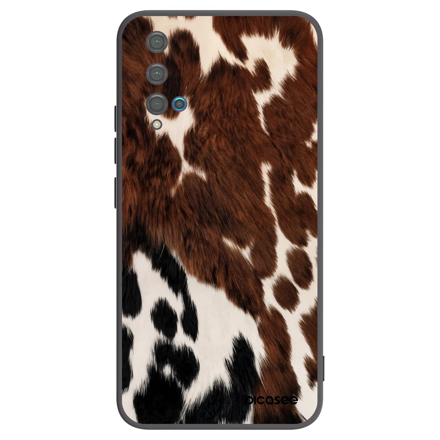 Picasee silikónový čierny obal pre Huawei Nova 5T - Rust