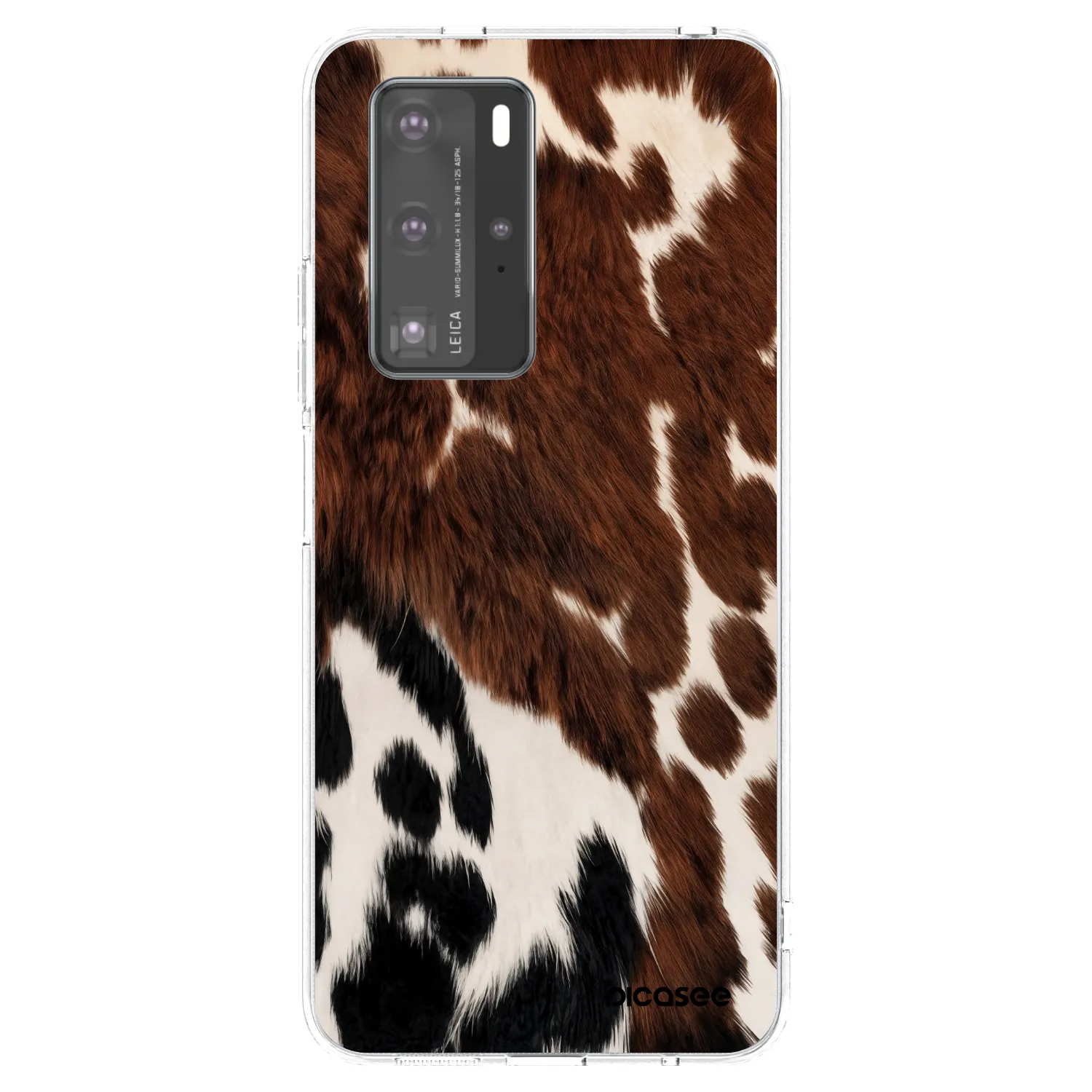 Picasee silikónový prehľadný obal pre Huawei P40 Pro - Rust