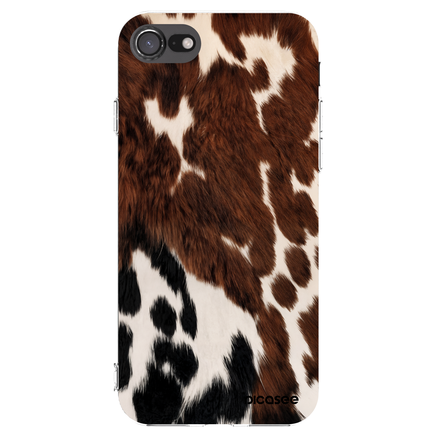 Picasee silikónový prehľadný obal pre Apple iPhone SE 2020 - Rust