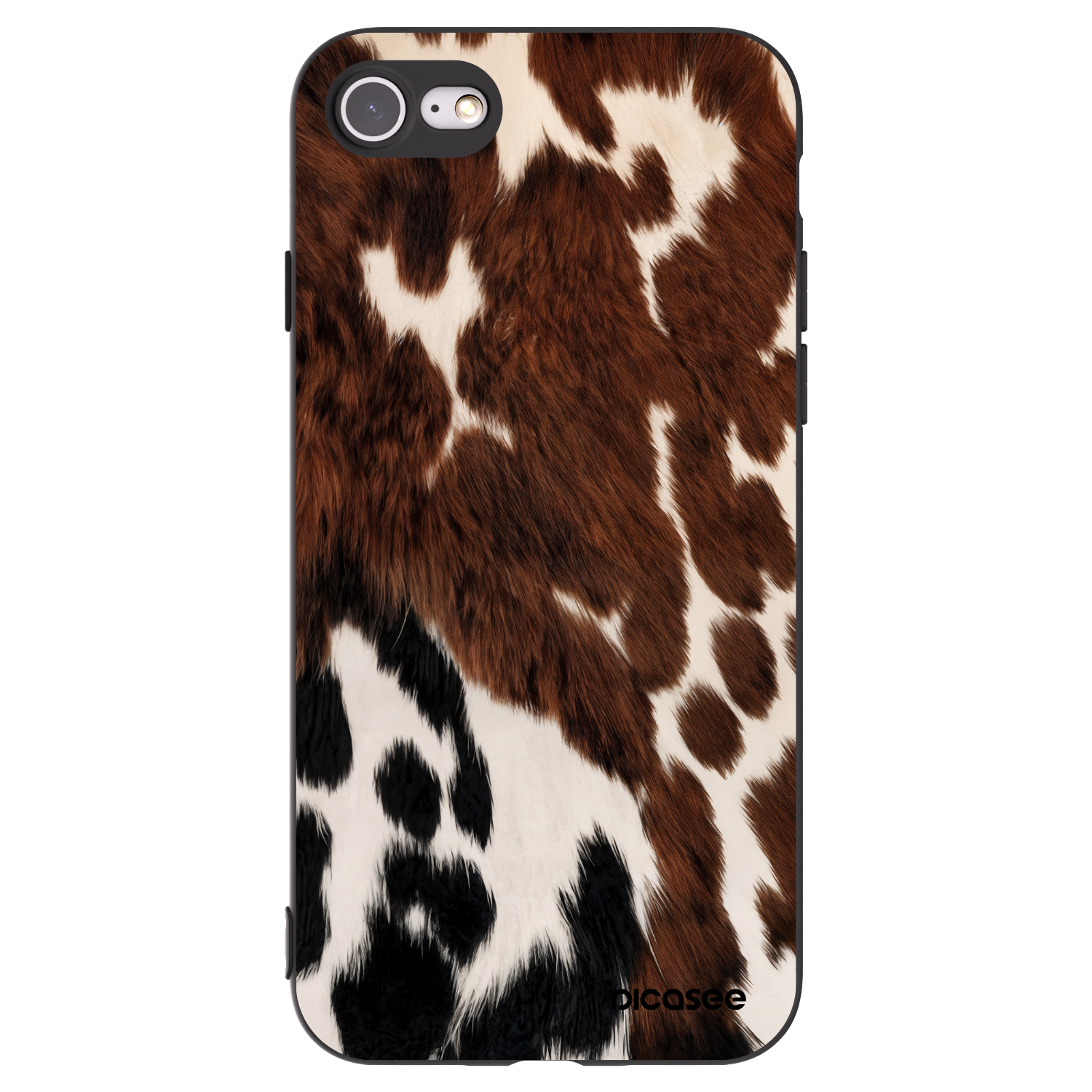 Picasee silikónový čierny obal pre Apple iPhone SE 2020 - Rust