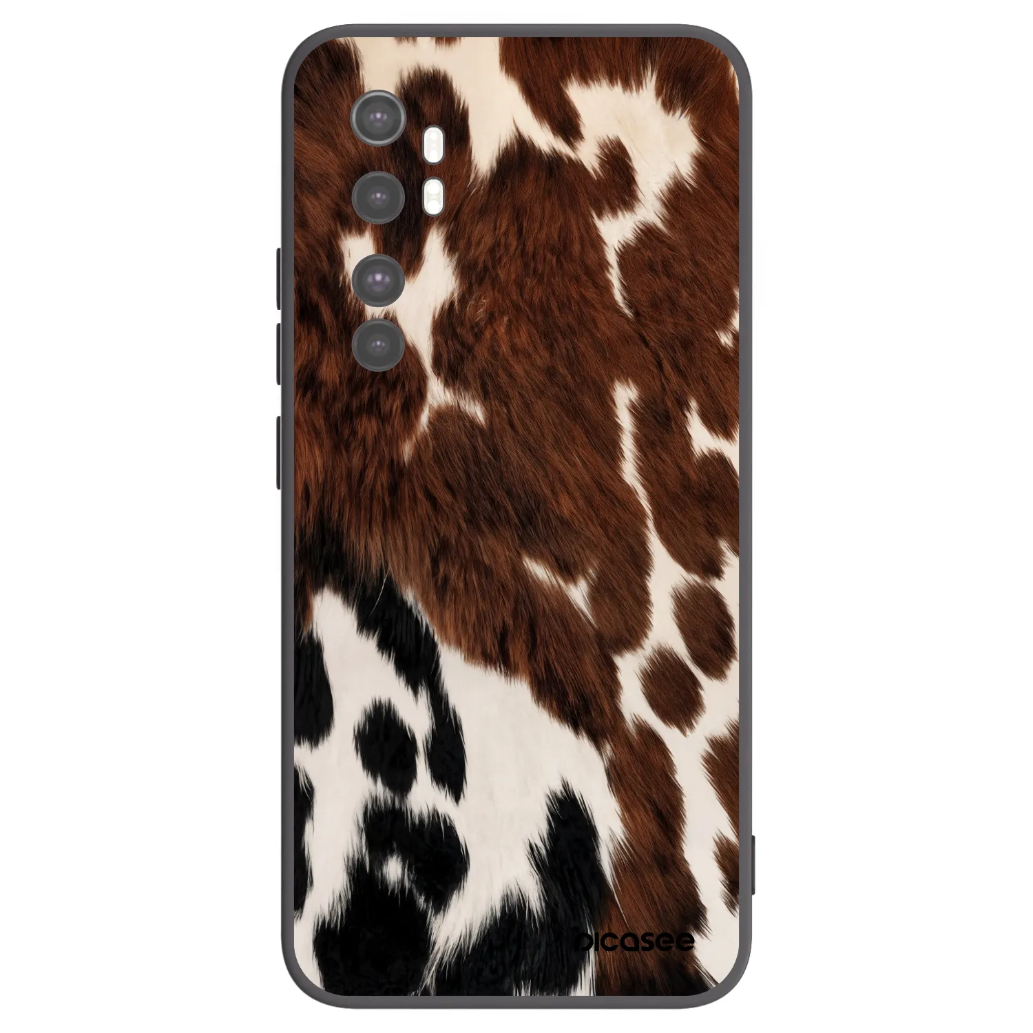 Picasee silikónový čierny obal pre Xiaomi Mi Note 10 Lite - Rust