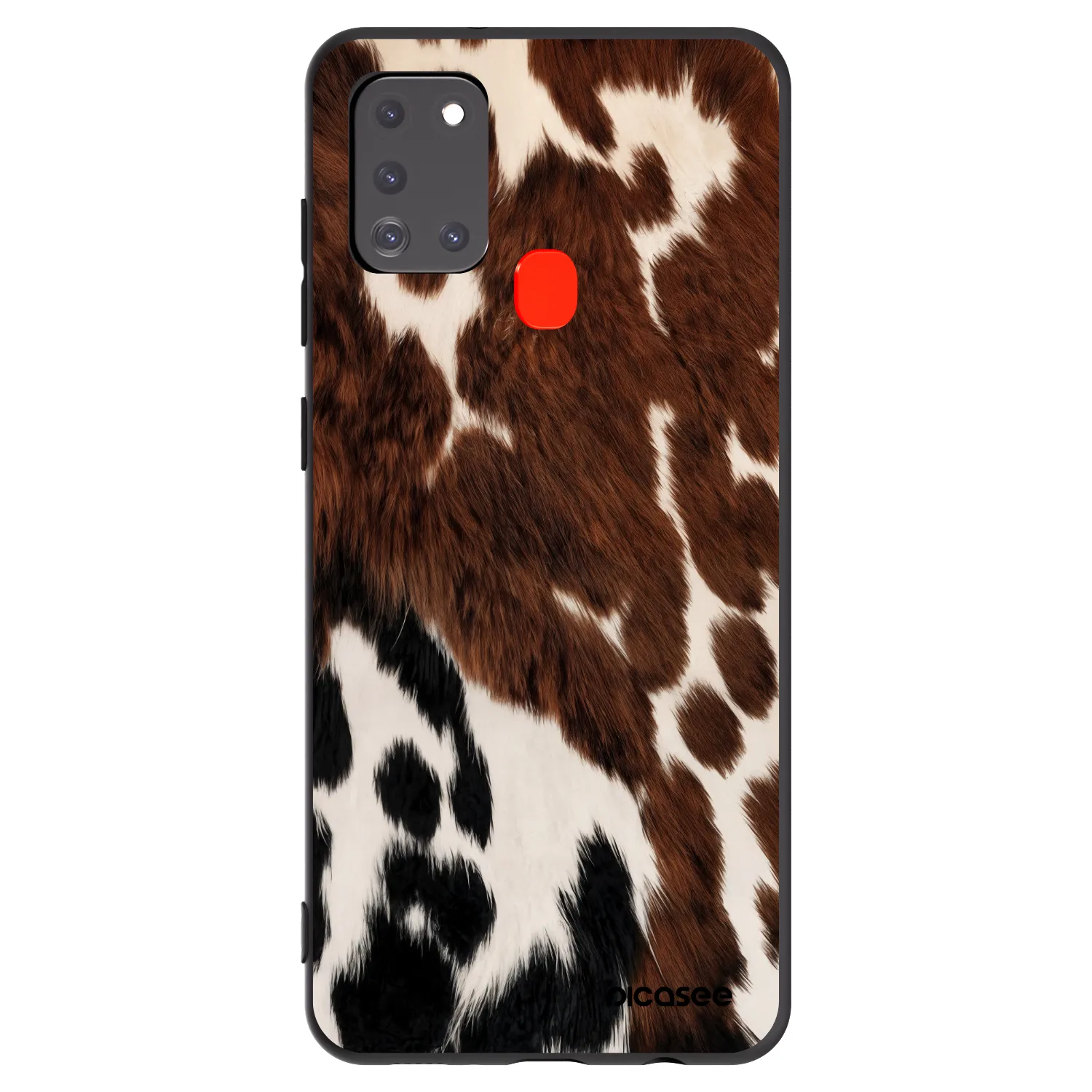 Picasee silikónový čierny obal pre Samsung Galaxy A21s - Rust