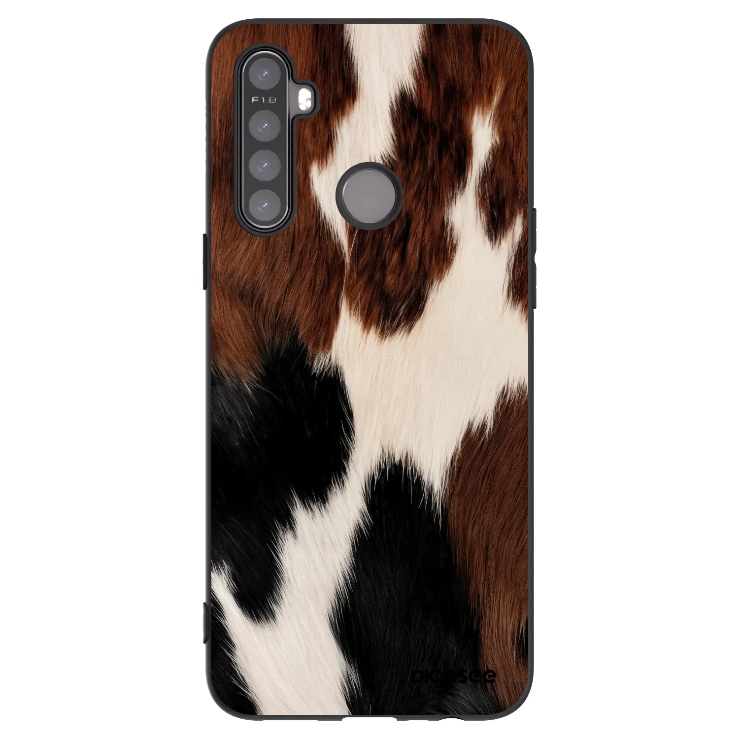 Picasee silikónový čierny obal pre Realme 5 - Rodeo
