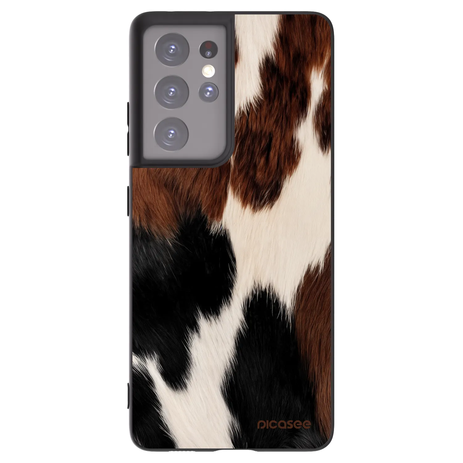 Picasee silikónový čierny obal pre Samsung Galaxy S21 Ultra 5G G998B - Rodeo