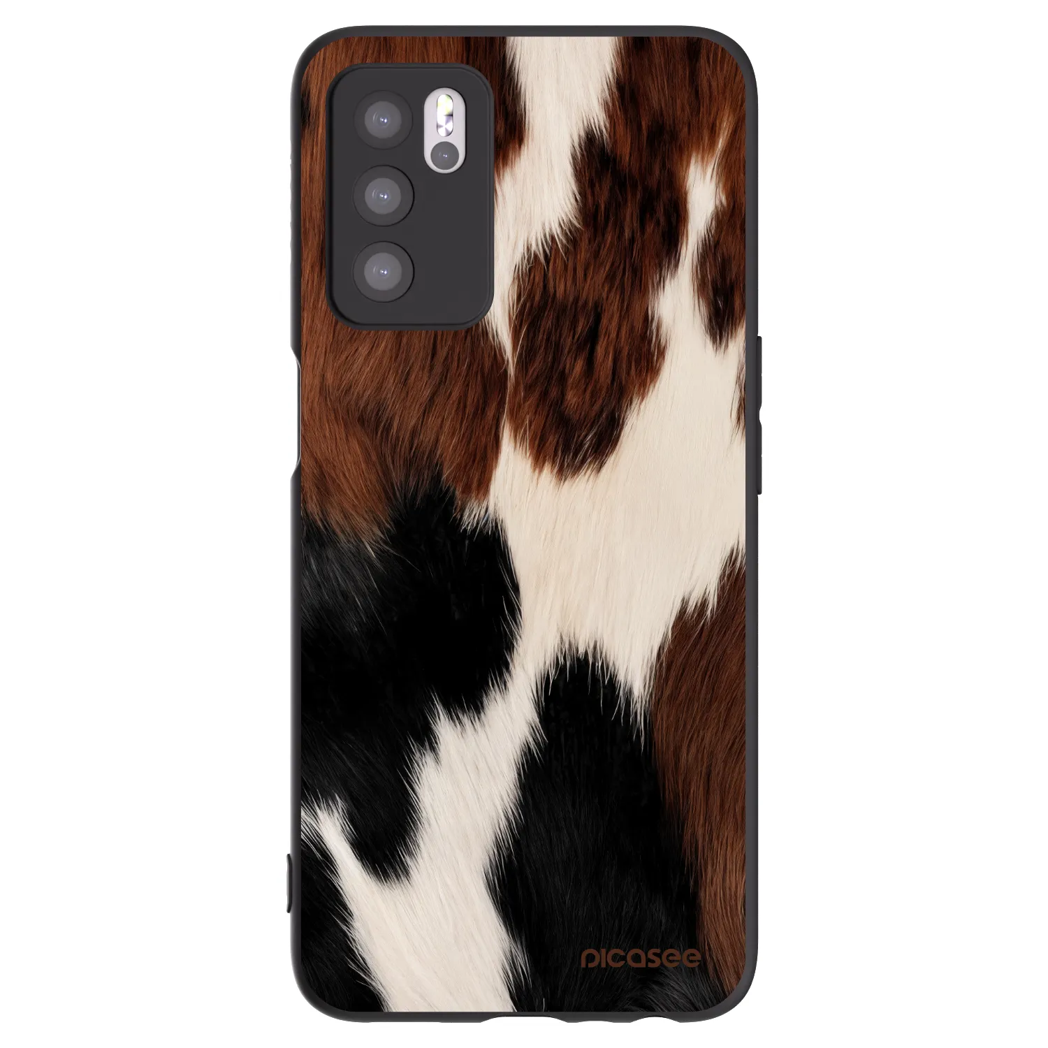 Picasee silikónový čierny obal pre OPPO A16 - Rodeo