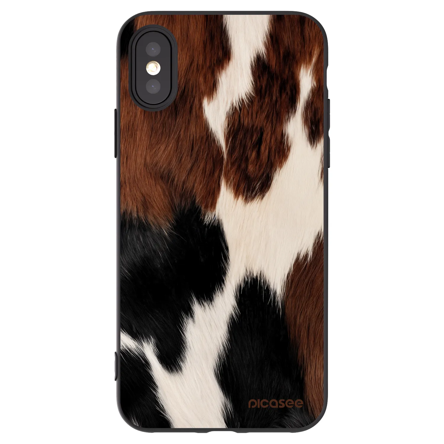 Picasee silikónový čierny obal pre Apple iPhone X/XS - Rodeo