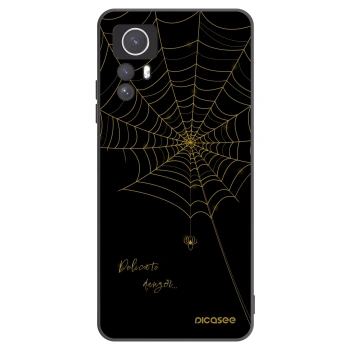 Picasee silikónový čierny obal pre Xiaomi Redmi Note 12S - Delicate danger