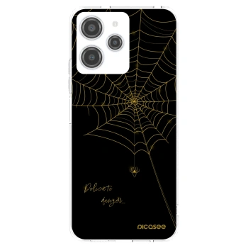 Picasee silikónový prehľadný obal pre Xiaomi Redmi 12 4G - Delicate danger