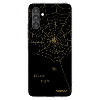 Picasee silikónový prehľadný obal pre Samsung Galaxy A04s A047F - Delicate danger