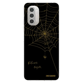 Picasee silikónový prehľadný obal pre Motorola Moto G51 - Delicate danger