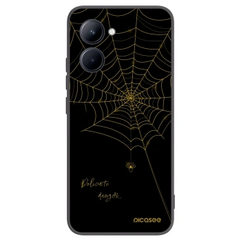 Picasee silikónový čierny obal pre Realme C33 (2023) - Delicate danger