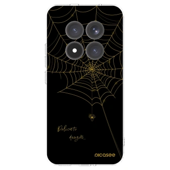 Picasee silikónový prehľadný obal pre Xiaomi Redmi Note 15 Pro+ - Delicate danger