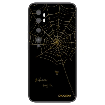 Picasee silikónový čierny obal pre Xiaomi Mi Note 10 (Pro) - Delicate danger