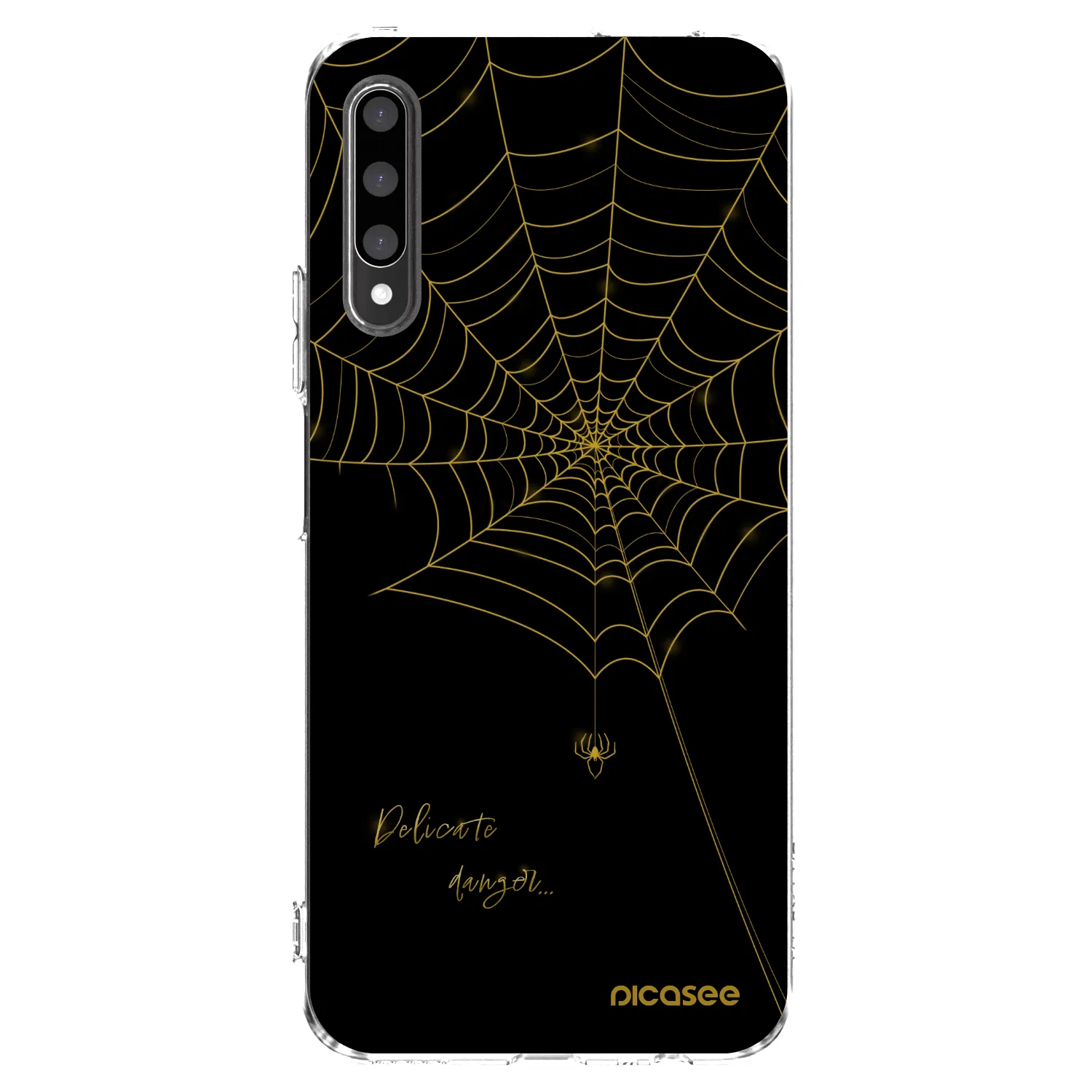 Picasee silikónový prehľadný obal pre Honor 9X Pro - Delicate danger