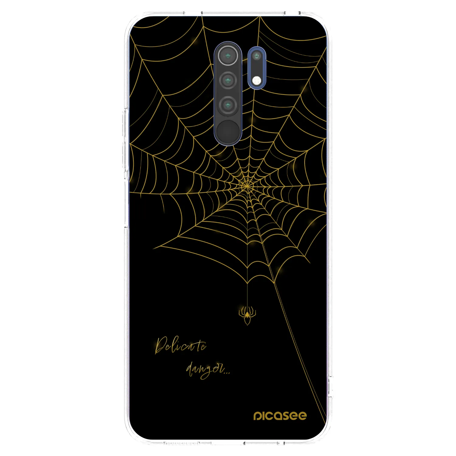 Picasee silikónový prehľadný obal pre Xiaomi Redmi 9 - Delicate danger