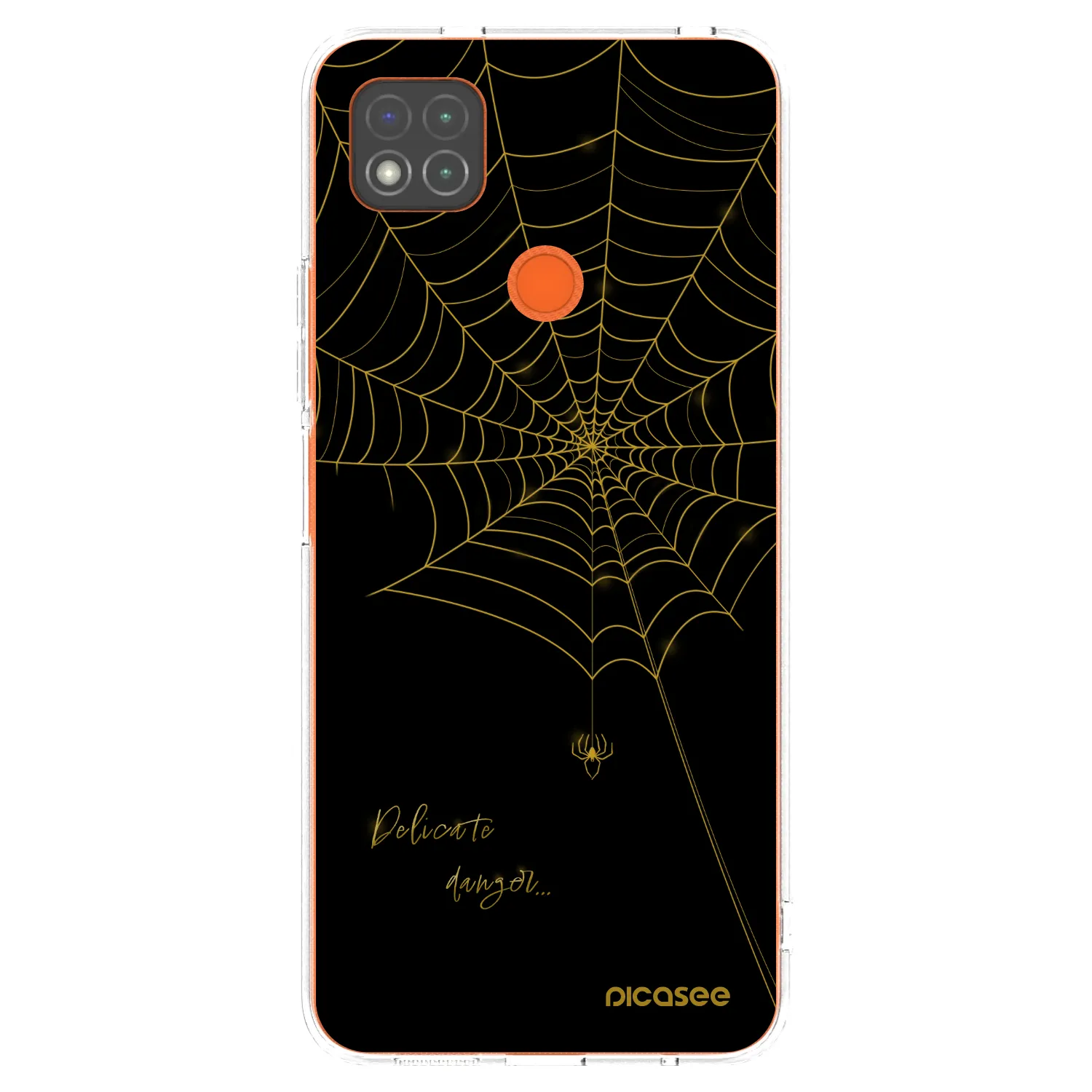 Picasee silikónový prehľadný obal pre Xiaomi Redmi 9C - Delicate danger
