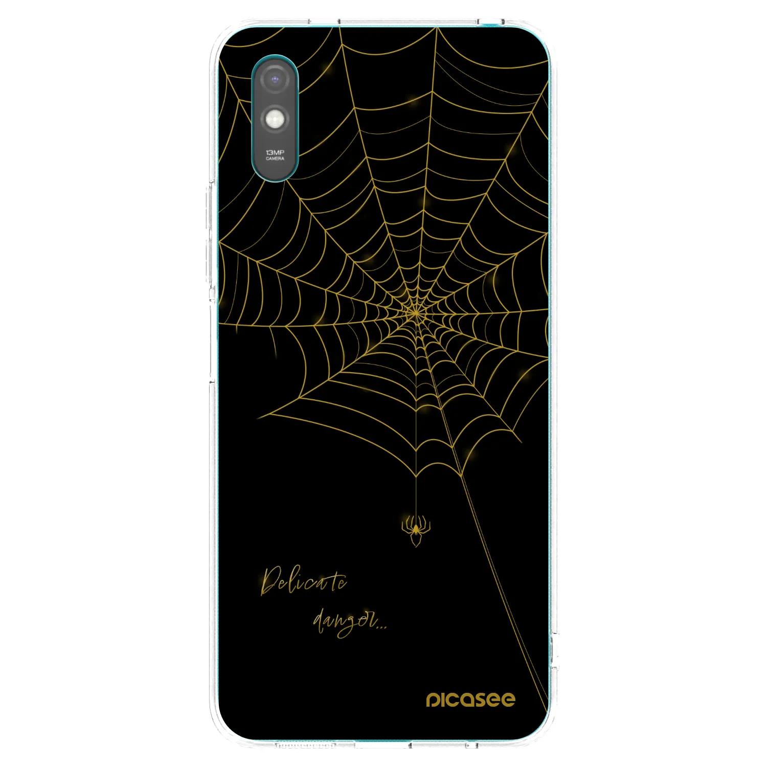 Picasee silikónový prehľadný obal pre Xiaomi Redmi 9A - Delicate danger