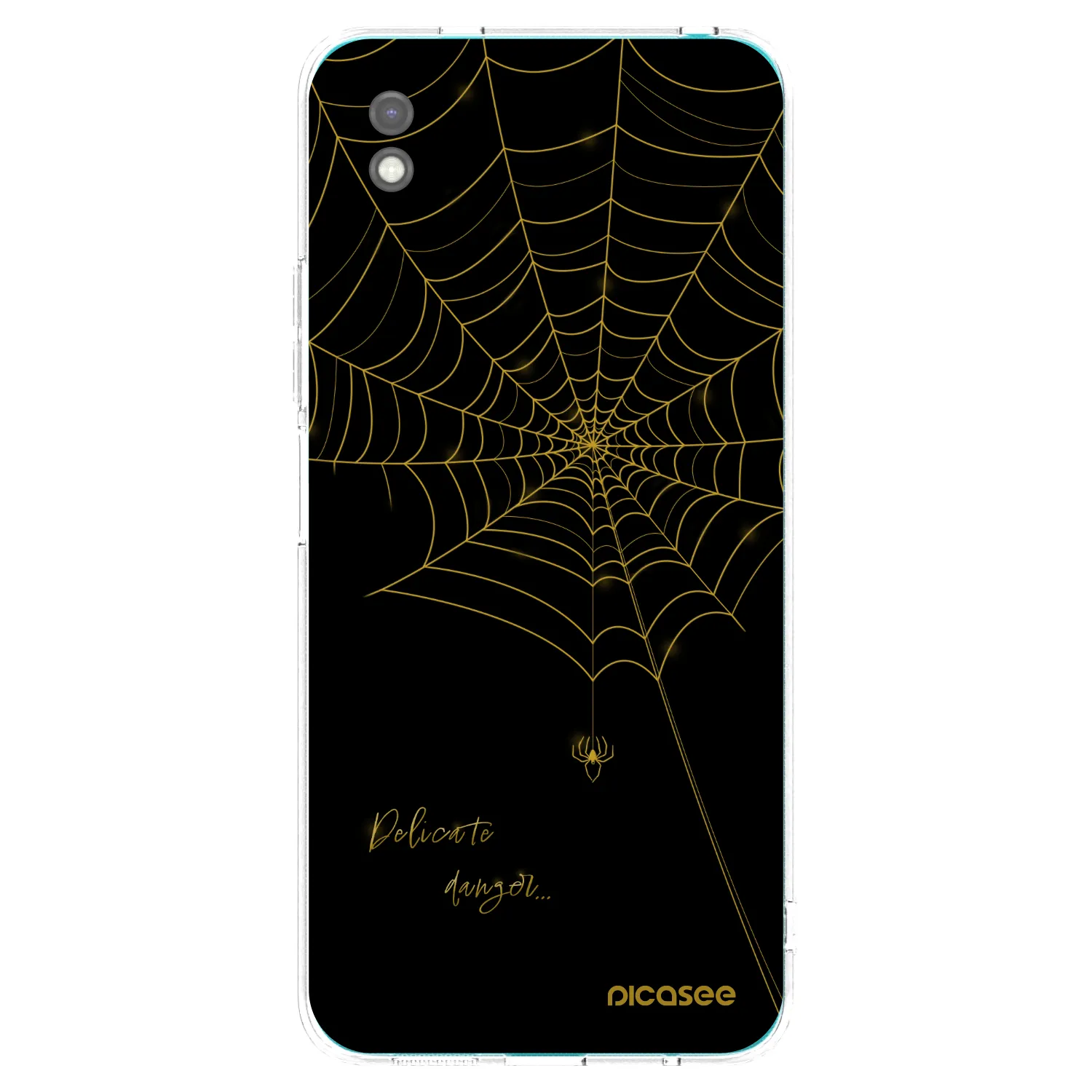 Picasee silikónový čierny obal pre Xiaomi Redmi 9A - Delicate danger