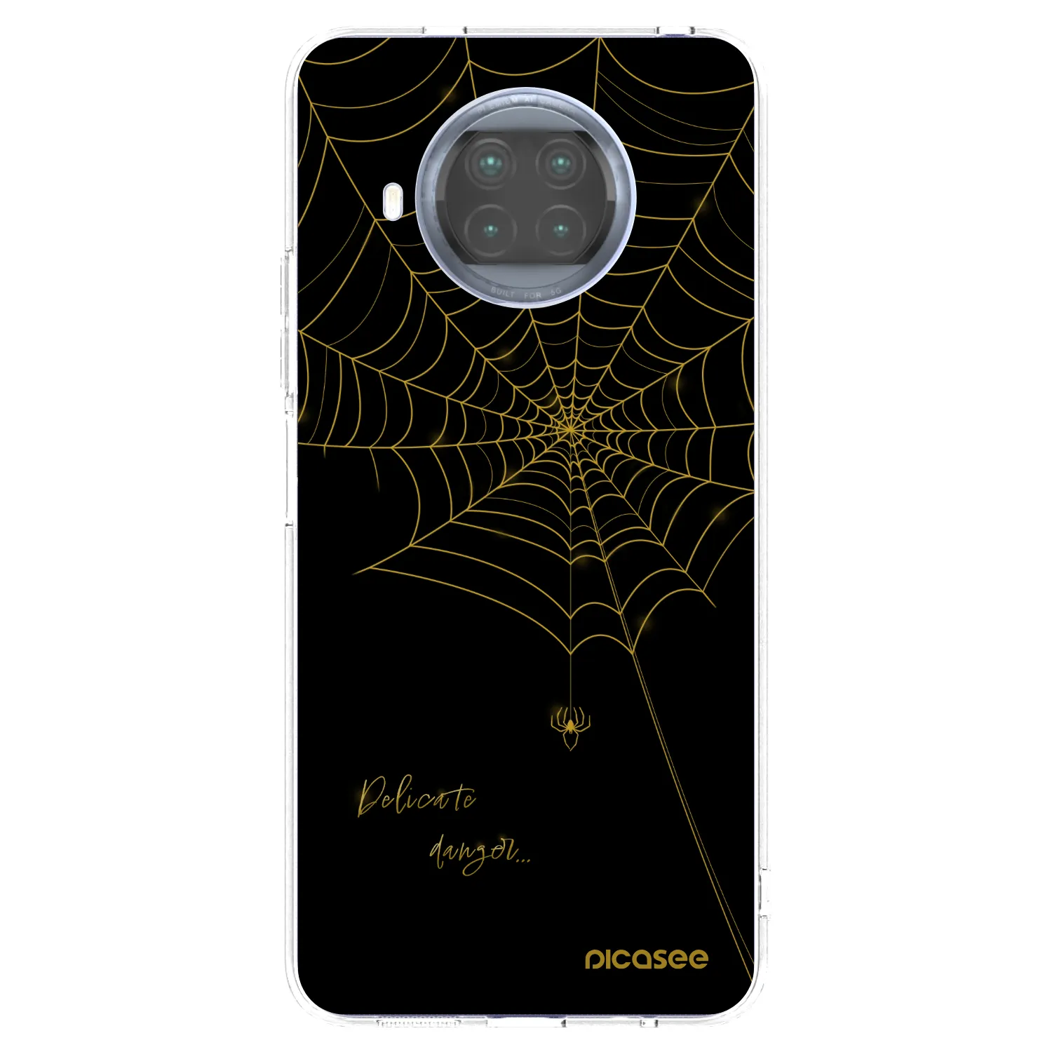 Picasee silikónový prehľadný obal pre Xiaomi Mi 10T Lite - Delicate danger