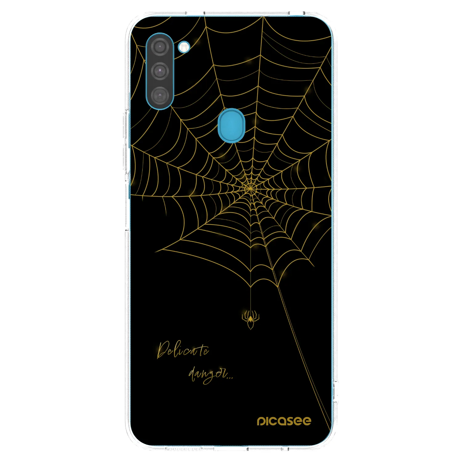 Picasee silikónový prehľadný obal pre Samsung Galaxy M11 - Delicate danger