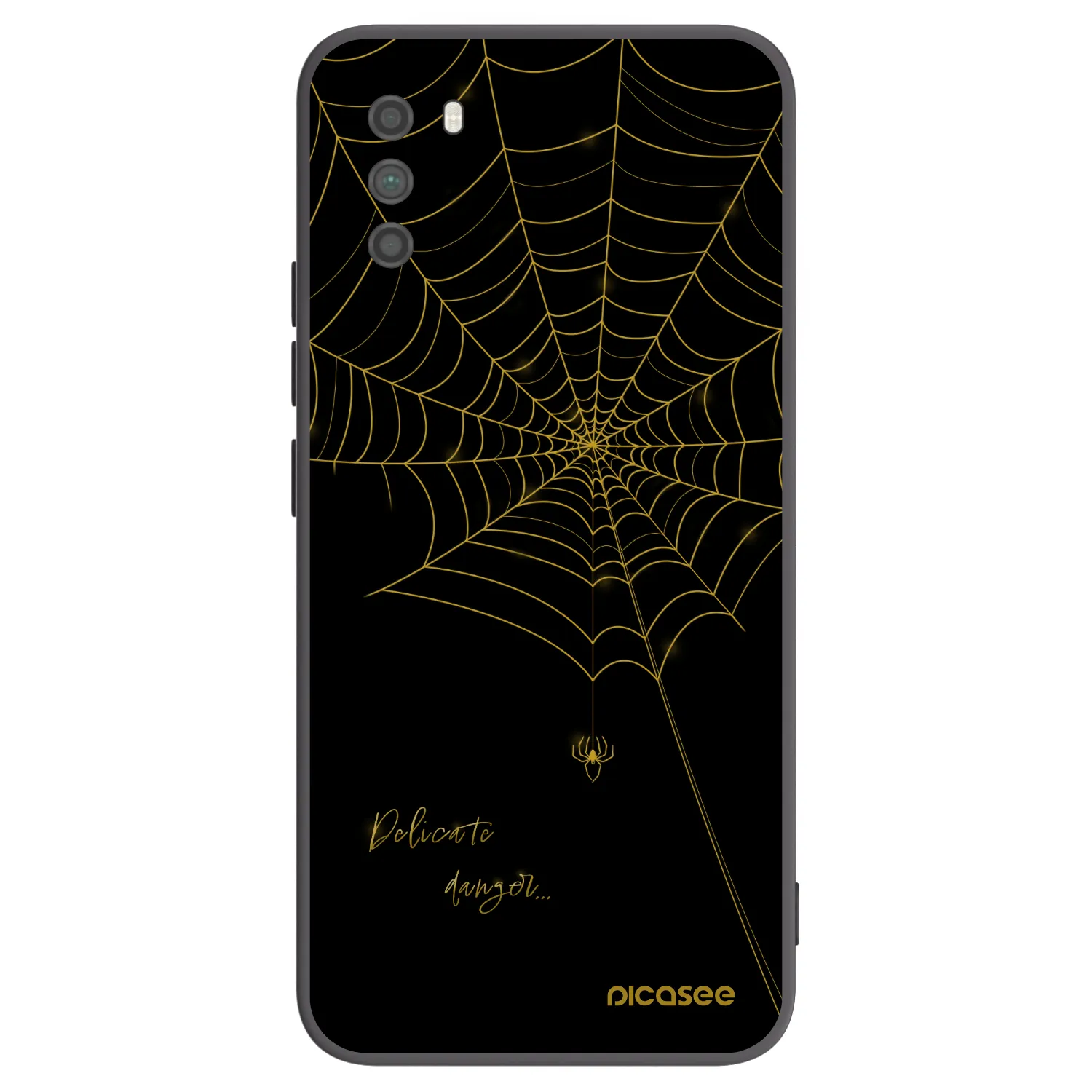 Picasee silikónový čierny obal pre Xiaomi Poco M3 - Delicate danger