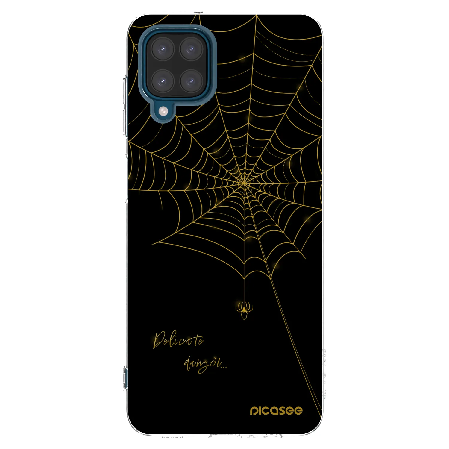 Picasee silikónový prehľadný obal pre Samsung Galaxy A12 A125F - Delicate danger
