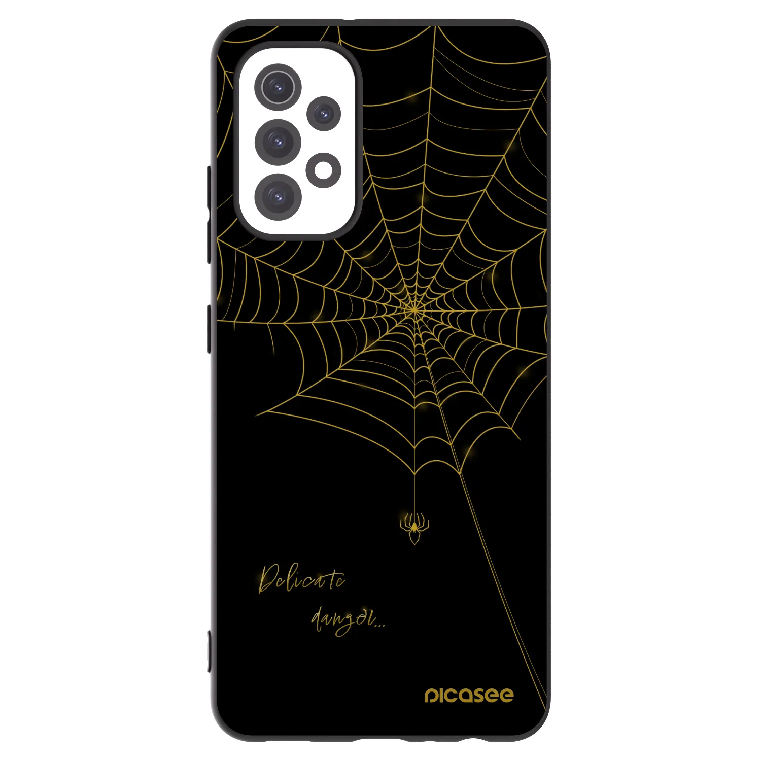 Picasee silikónový čierny obal pre Samsung Galaxy A32 5G A326B - Delicate danger