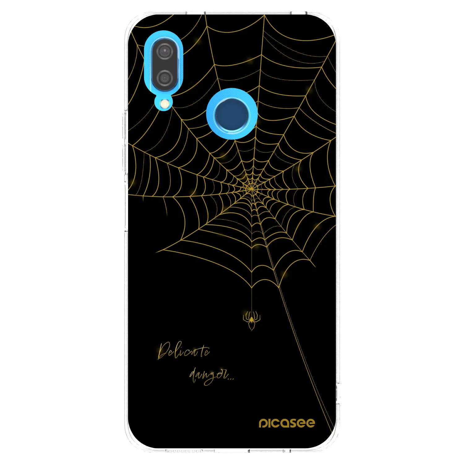 Picasee silikónový prehľadný obal pre Huawei P20 Lite - Delicate danger