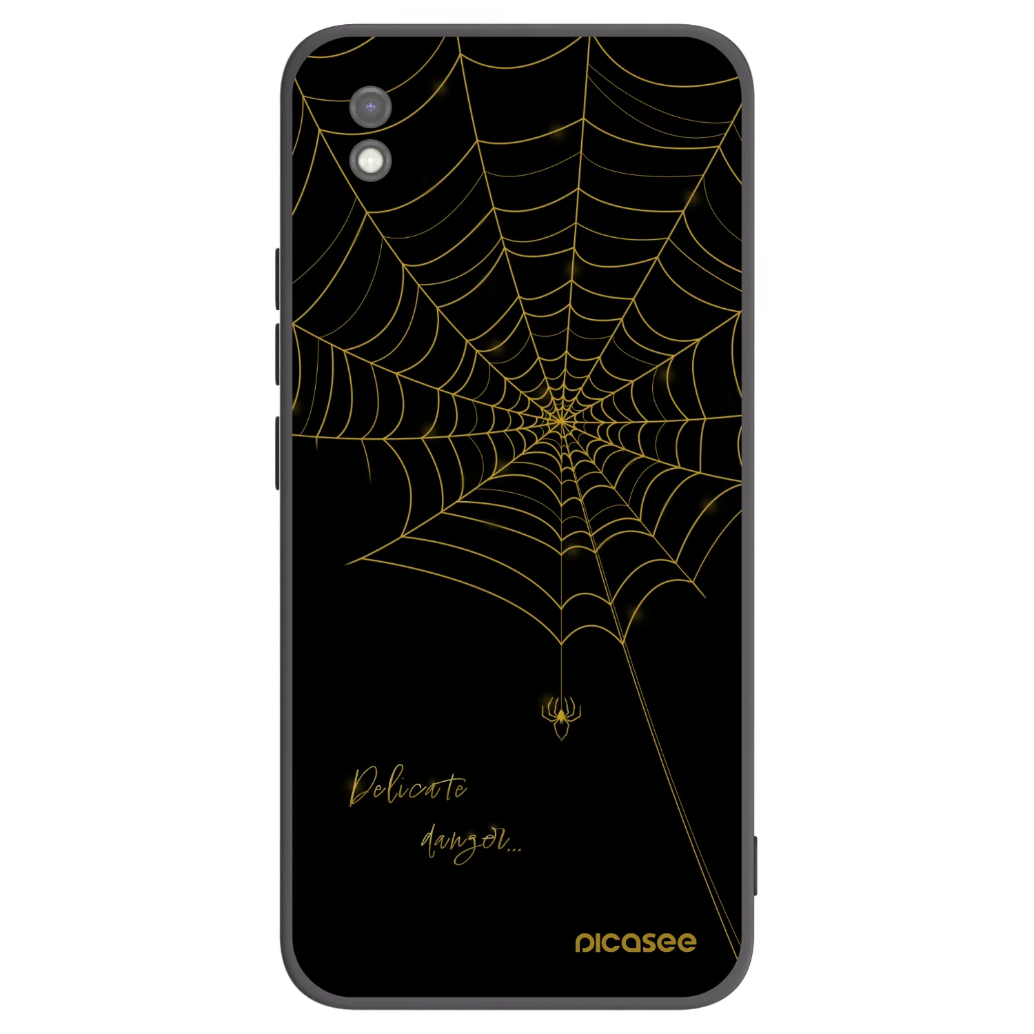 Picasee silikónový čierny obal pre Xiaomi Redmi 9AT - Delicate danger