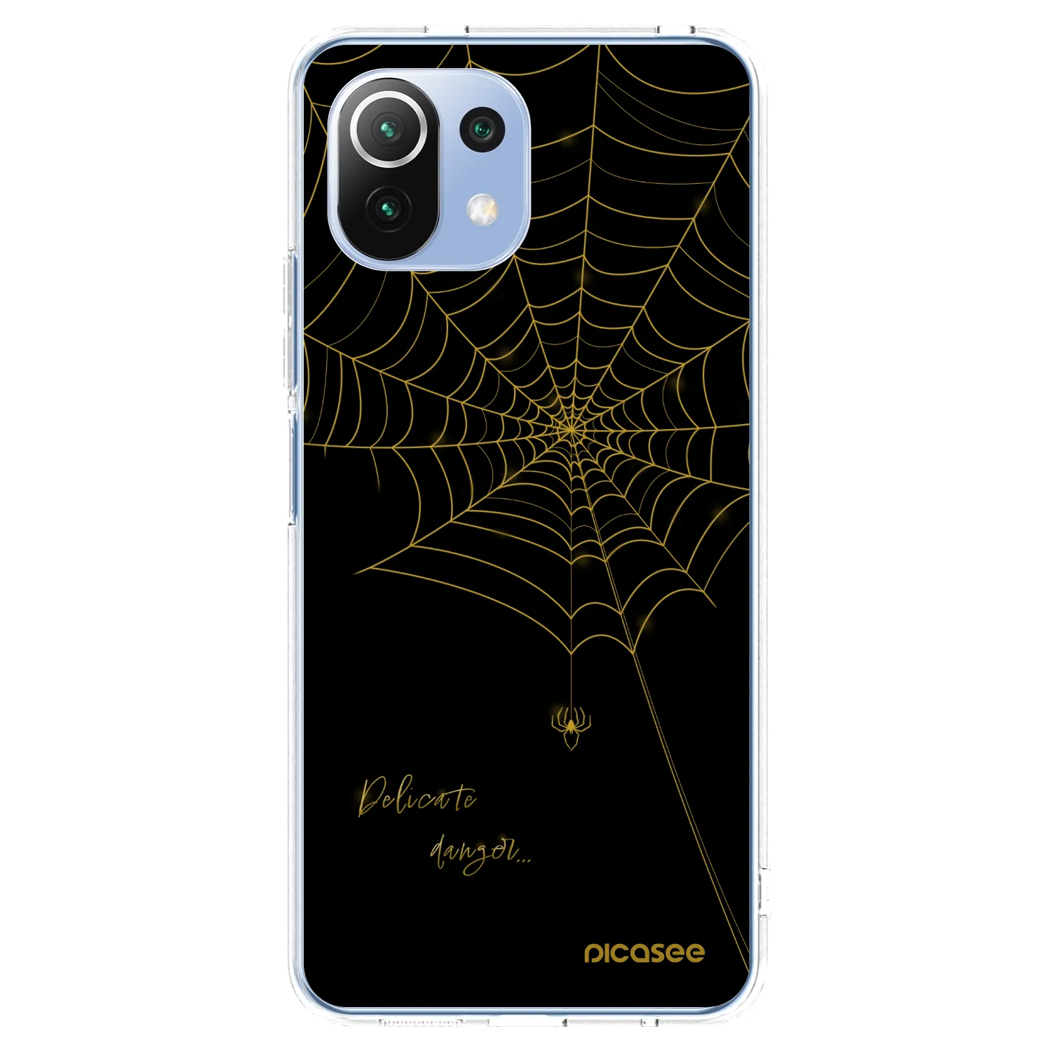 Picasee silikónový prehľadný obal pre Xiaomi Mi 11 Lite - Delicate danger