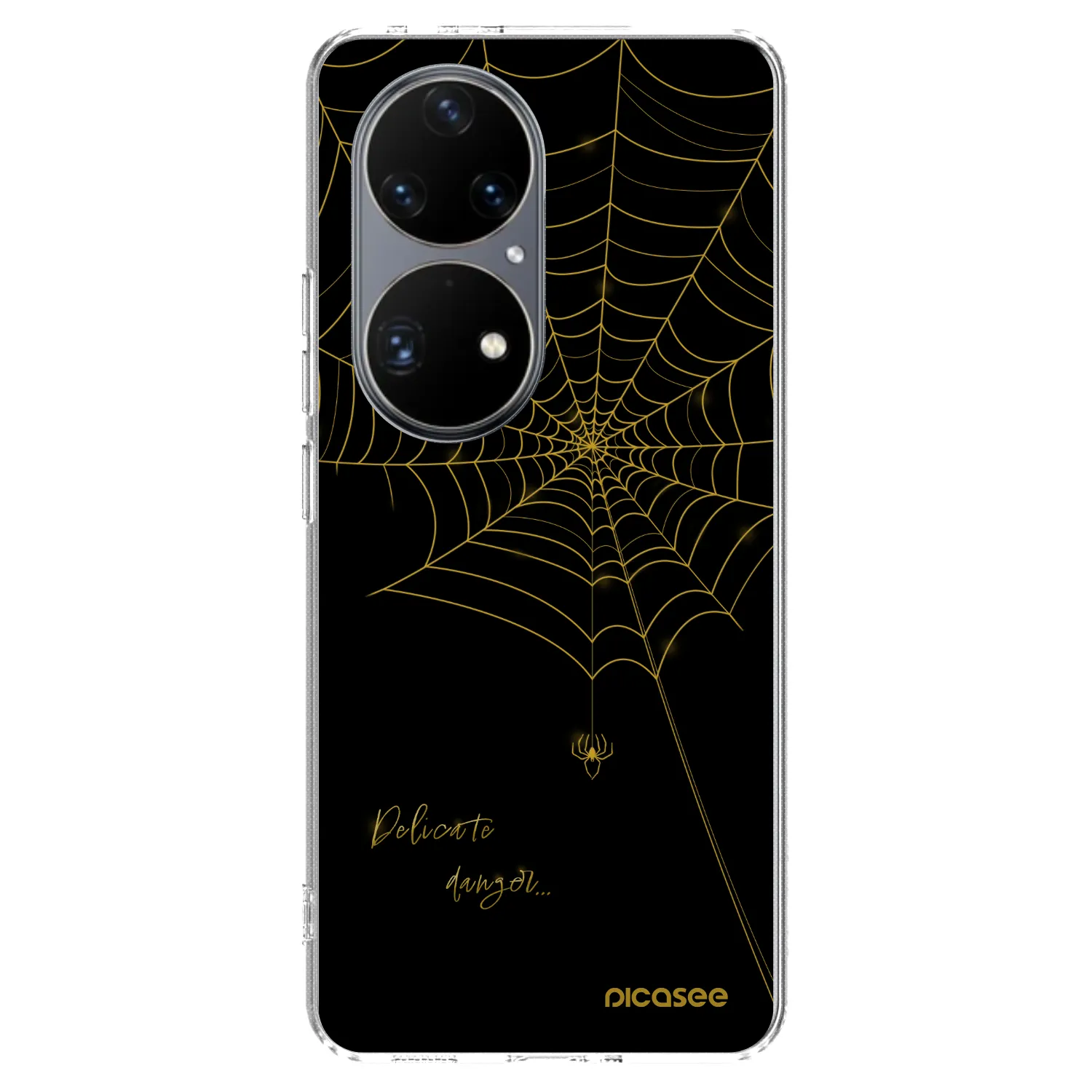 Picasee silikónový prehľadný obal pre Huawei P50 - Delicate danger