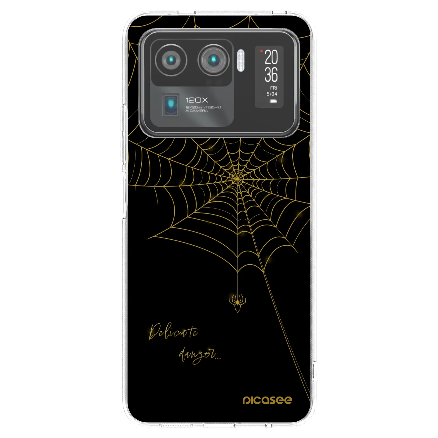 Picasee silikónový prehľadný obal pre Xiaomi Mi 11 Ultra - Delicate danger