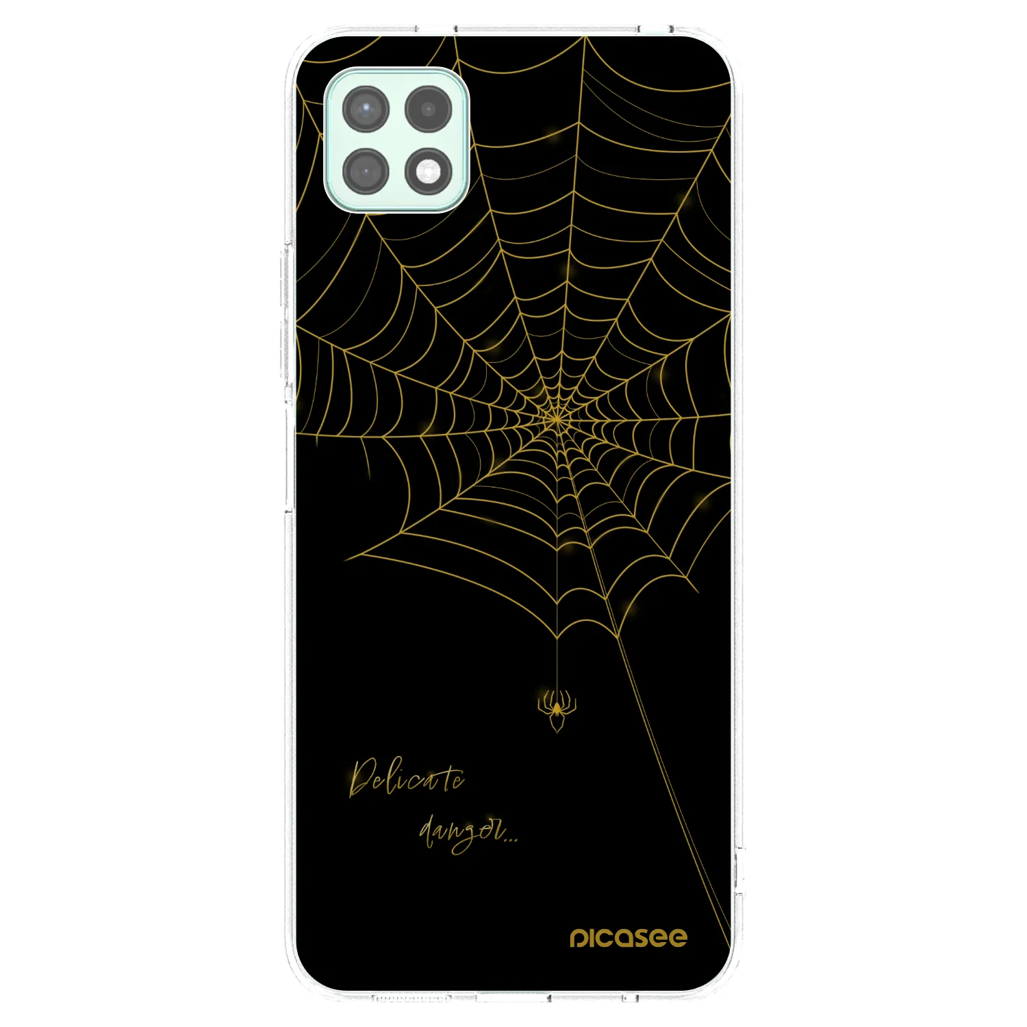 Picasee silikónový prehľadný obal pre Samsung Galaxy A22 A226B 5G - Delicate danger