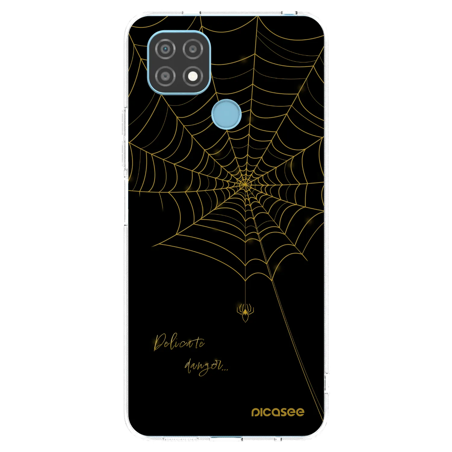 Picasee silikónový prehľadný obal pre Realme C21 - Delicate danger