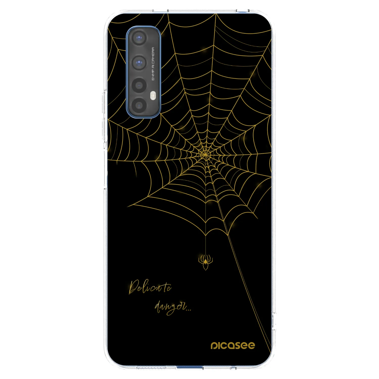 Picasee silikónový prehľadný obal pre Realme 7 - Delicate danger