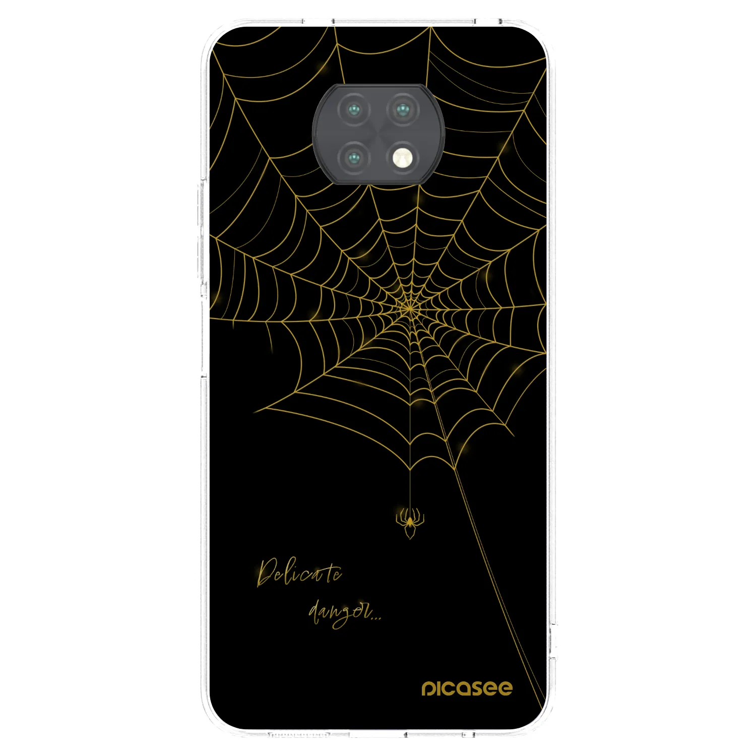 Picasee silikónový prehľadný obal pre Xiaomi Redmi Note 9T - Delicate danger