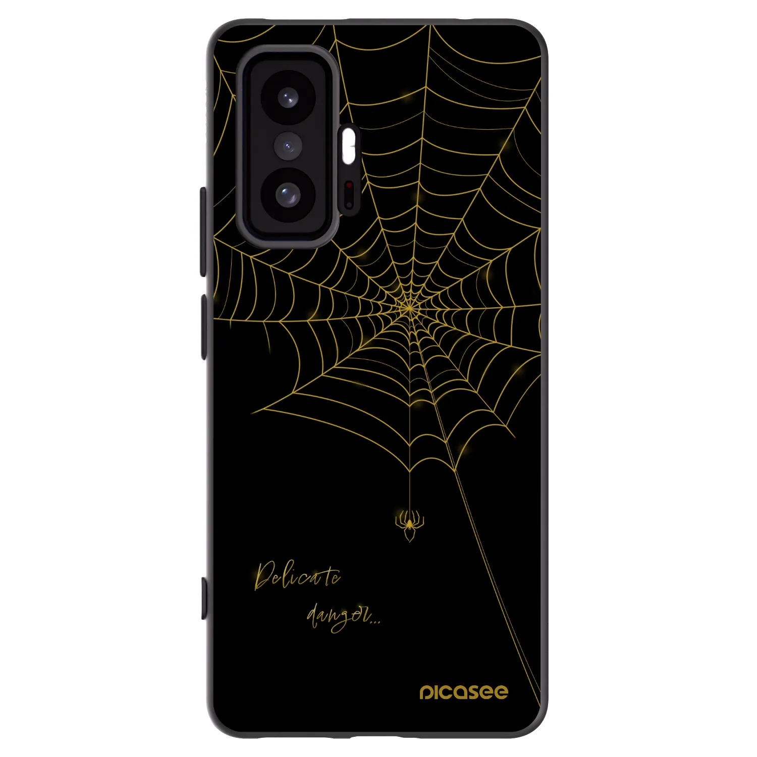 Picasee silikónový čierny obal pre Xiaomi 11T - Delicate danger