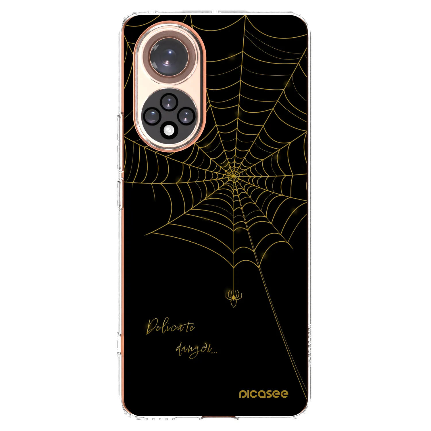 Picasee silikónový prehľadný obal pre Honor 50 5G - Delicate danger