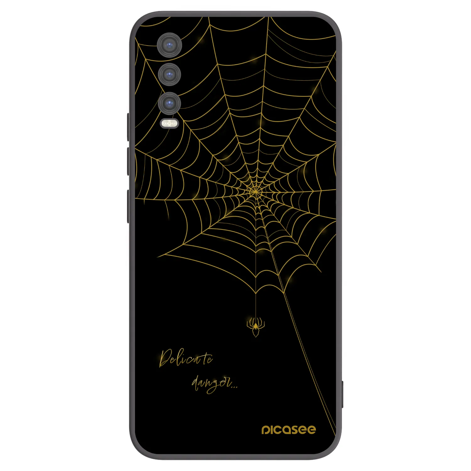 Picasee silikónový čierny obal pre Vivo Y20s - Delicate danger