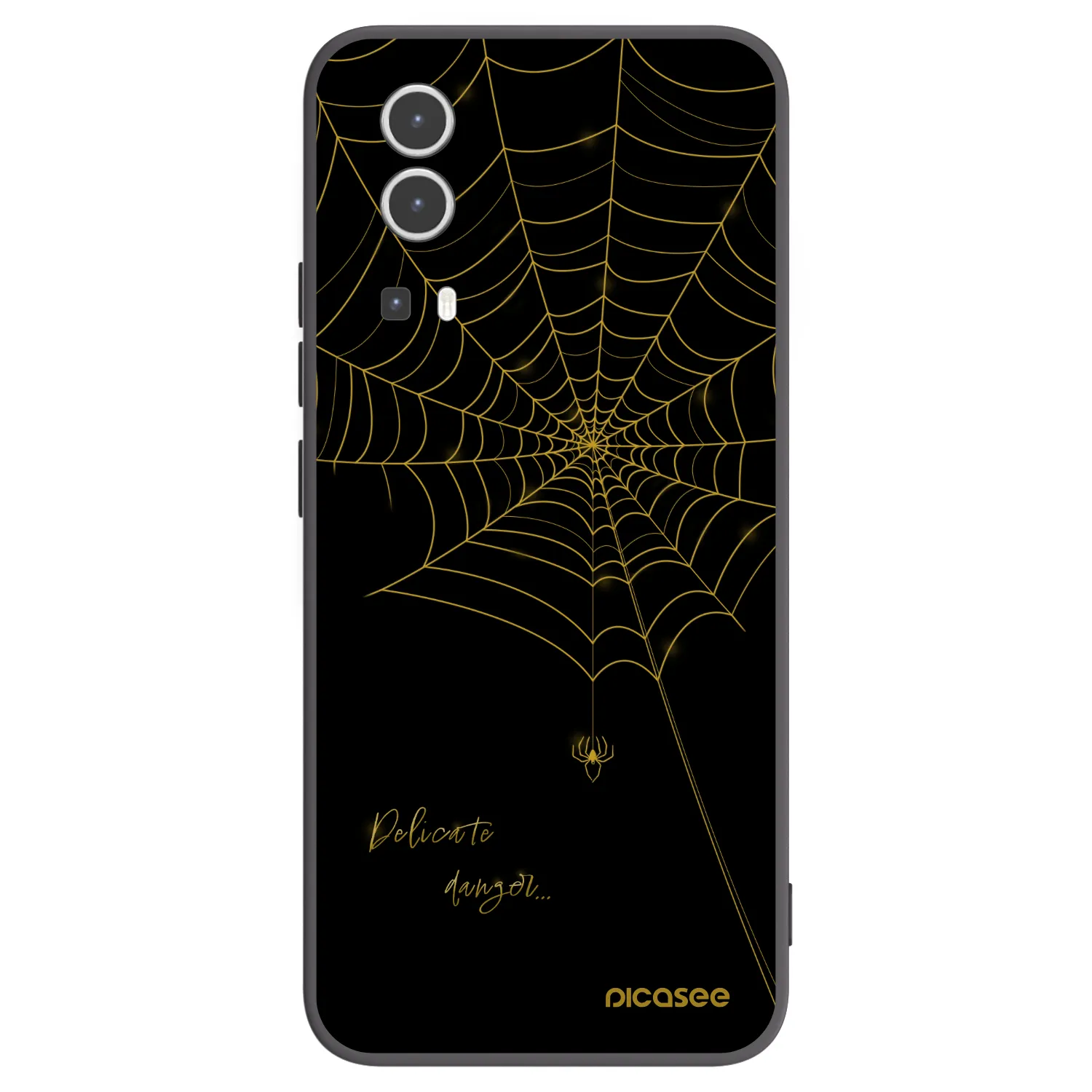 Picasee silikónový čierny obal pre Vivo Y72 5G - Delicate danger