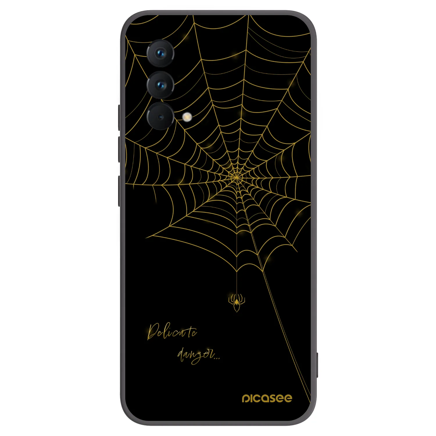 Picasee silikónový čierny obal pre Realme GT Master Edition 5G - Delicate danger