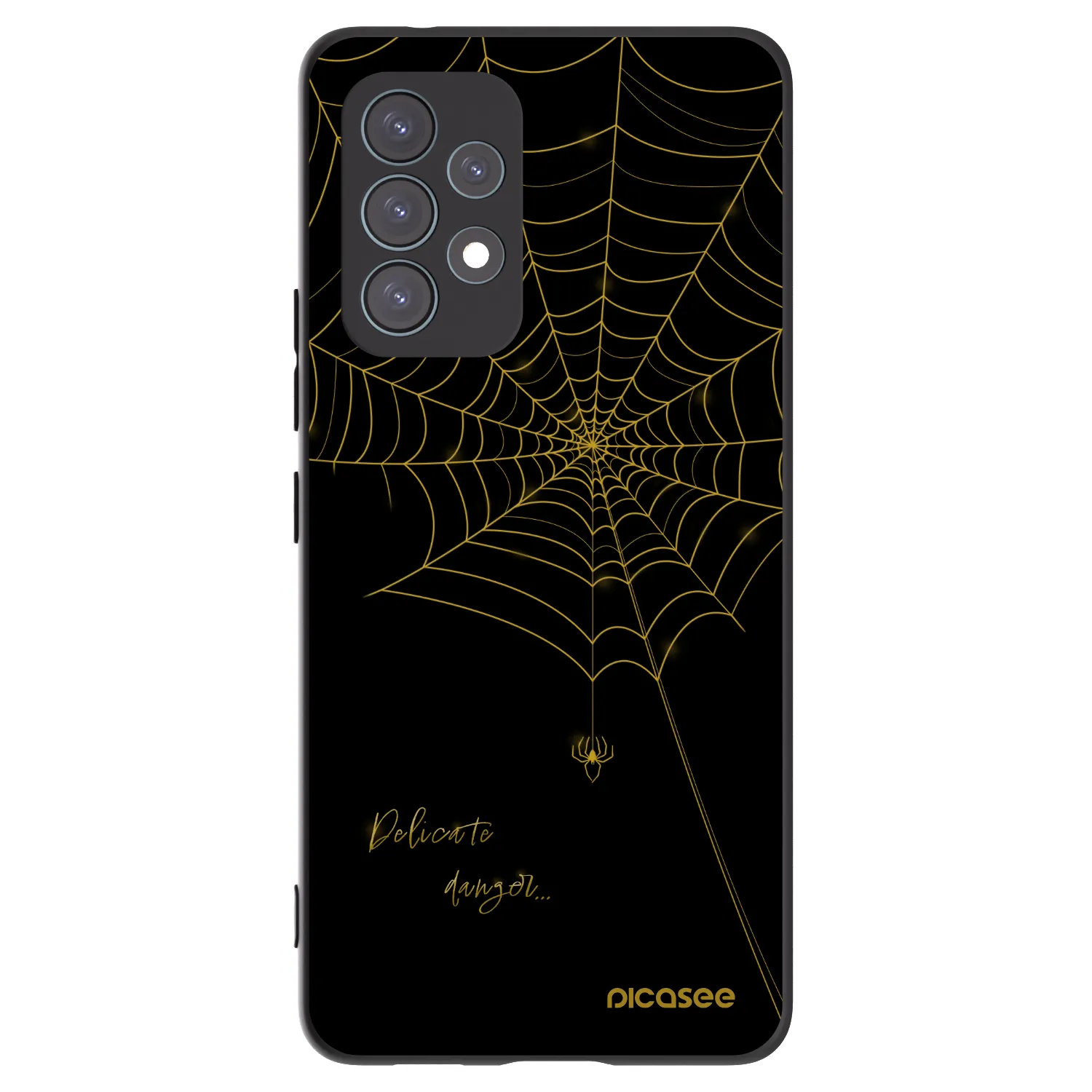 Picasee silikónový čierny obal pre Samsung Galaxy A53 5G A536 - Delicate danger