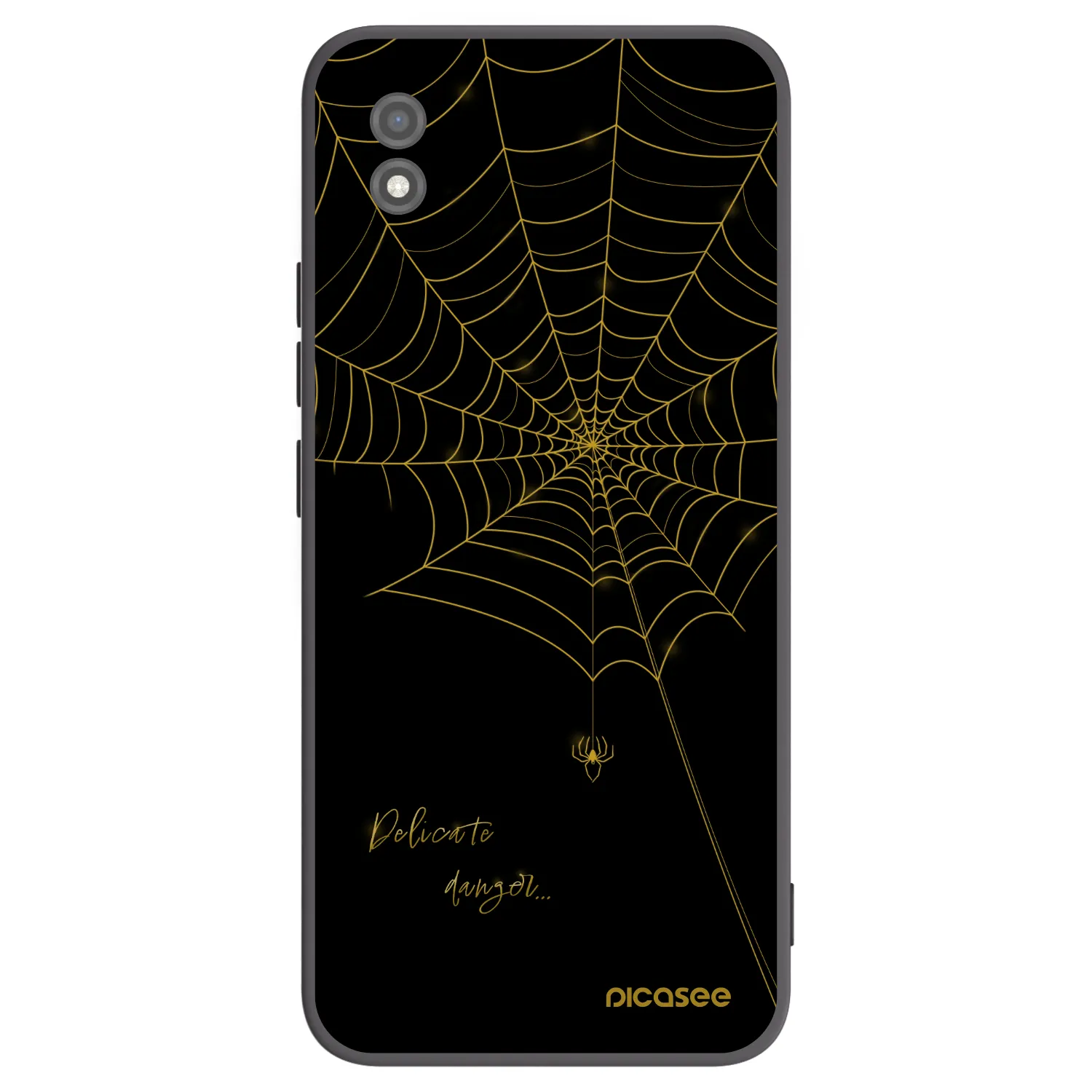 Picasee silikónový čierny obal pre Realme C11 (2021) - Delicate danger