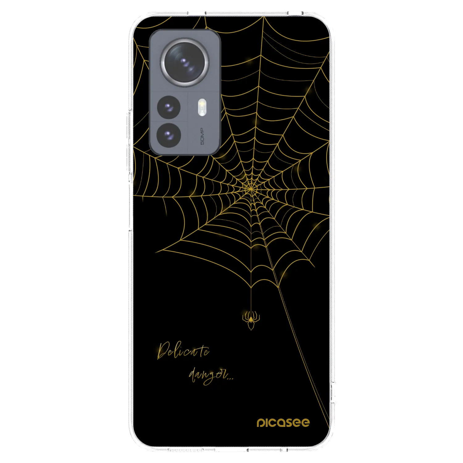 Picasee silikónový prehľadný obal pre Xiaomi 12 Pro - Delicate danger